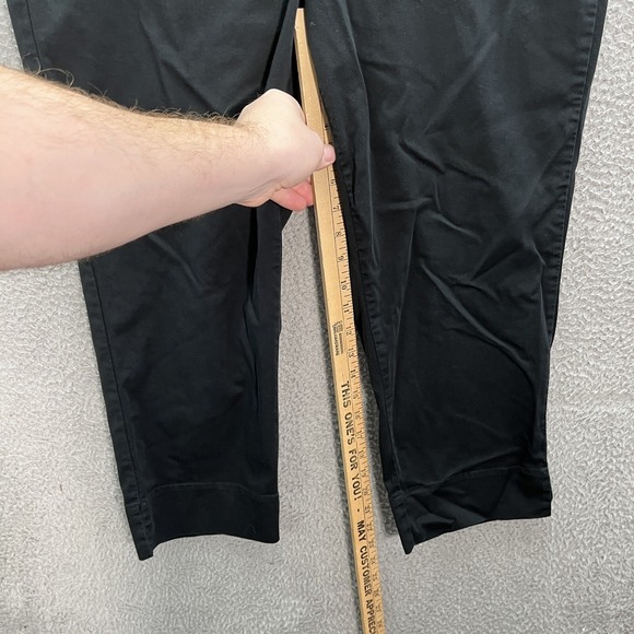 Chicos Pants Womens 1.5 US 10 Black Cropped Stretch Preppy Careerwear Casual - Picture 4 of 6